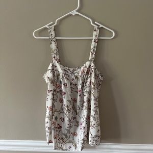 Floral summer camisole top